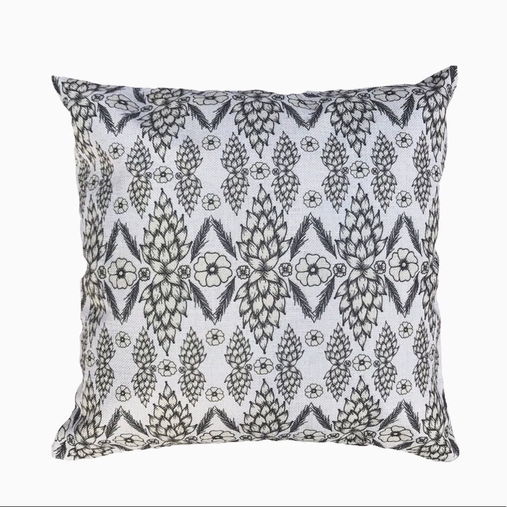 Floral 18” x 18” Decorative Pillow Cover
